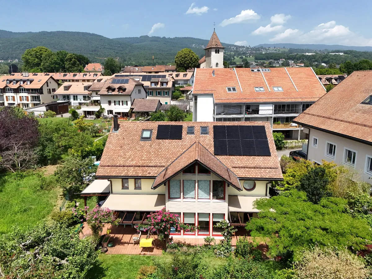 Vue aérienne · Lac Léman