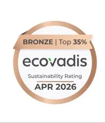 EcoVadis Bronze · Top 35% · Avril 2026